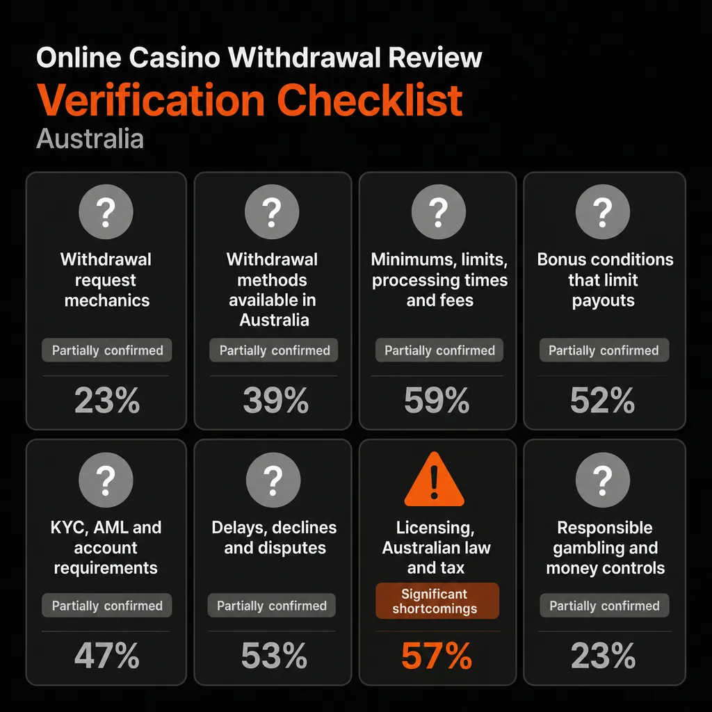 Summary chart of all verified LevelUp withdrawal review factors